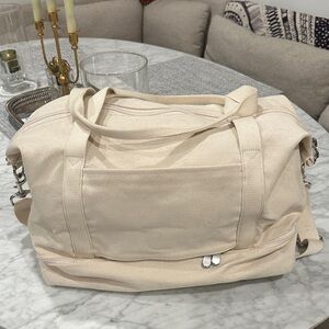 Lo & Sons Cream Canvas Tote